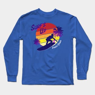 Surfs Up Venice Beach Long Sleeve T-Shirt
